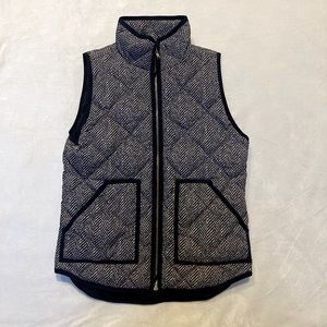 J. CREW Herringbone Puffer Down Vest (Women’s)